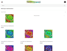 Tablet Screenshot of manifestation.mind-sync.com