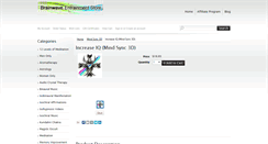Desktop Screenshot of increase-iq.mind-sync.com