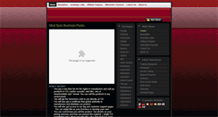 Desktop Screenshot of business.mind-sync.com