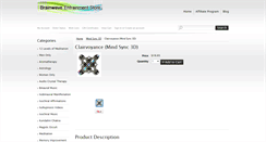 Desktop Screenshot of clairvoyance.mind-sync.com