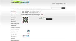 Desktop Screenshot of meditation.mind-sync.com